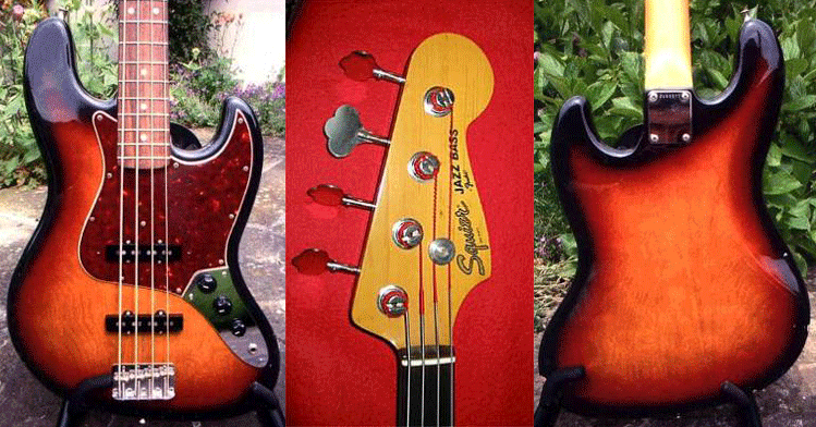 Squier Jazz bass